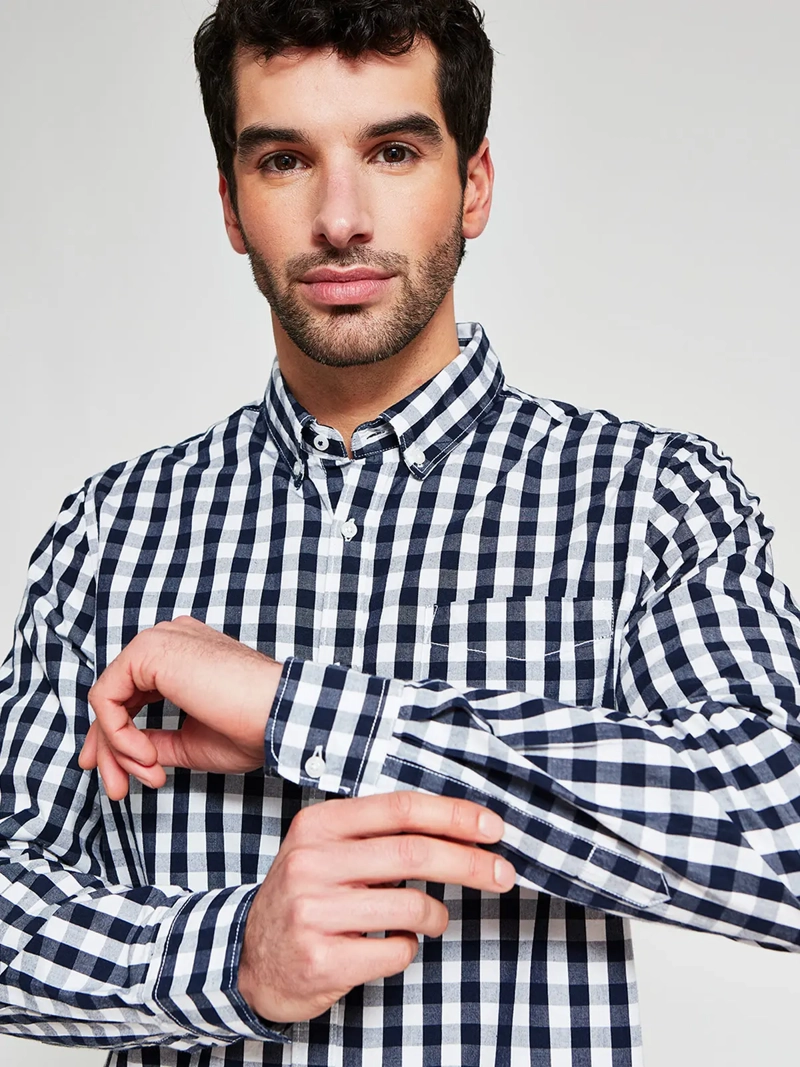 CAMISA HOMBRE REGATTA ALGODÓN MANGA LARGA - 3