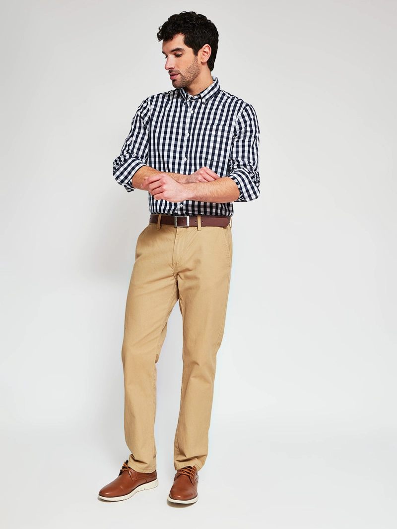 CAMISA HOMBRE REGATTA ALGODÓN MANGA LARGA - 4