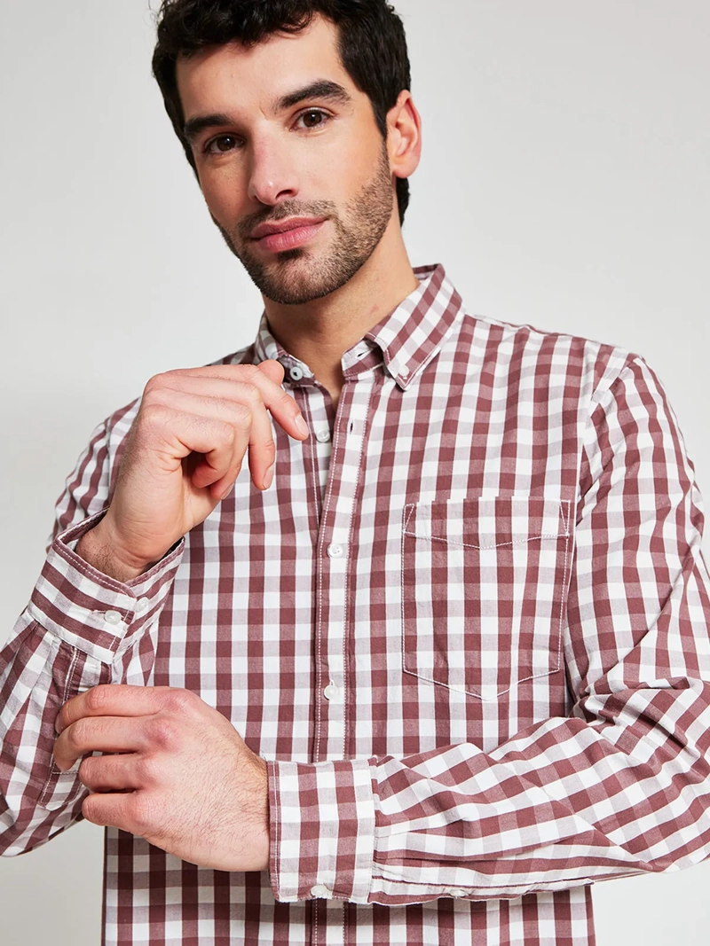CAMISA HOMBRE REGATTA ALGODÓN MANGA LARGA - 3