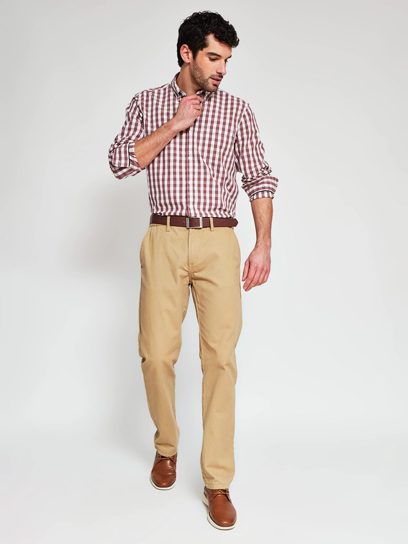 CAMISA HOMBRE REGATTA ALGODÓN MANGA LARGA - 4