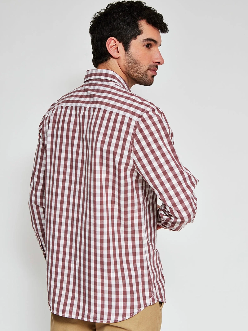 CAMISA HOMBRE REGATTA ALGODÓN MANGA LARGA - 2