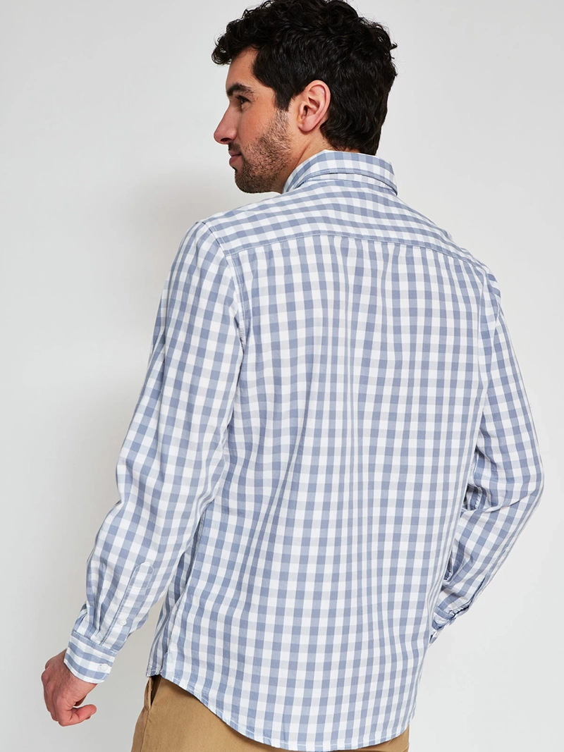 CAMISA HOMBRE REGATTA ALGODÓN MANGA LARGA - 2