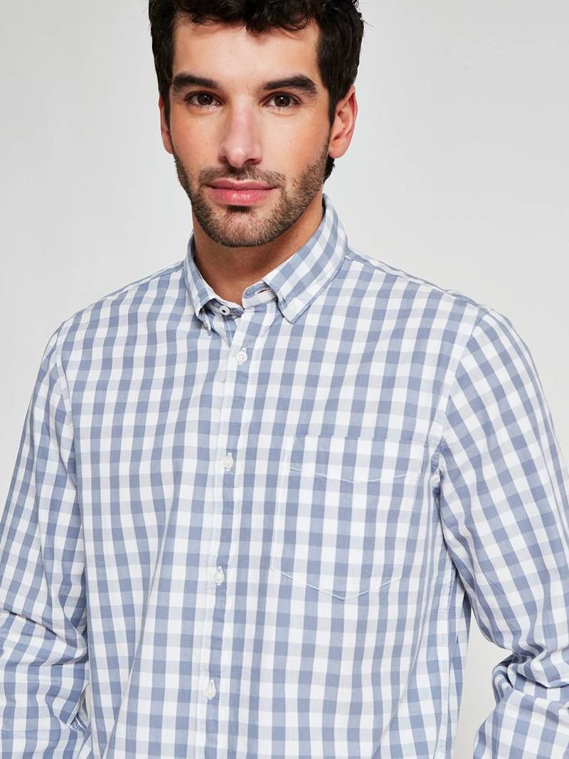 CAMISA HOMBRE REGATTA ALGODÓN MANGA LARGA - 3
