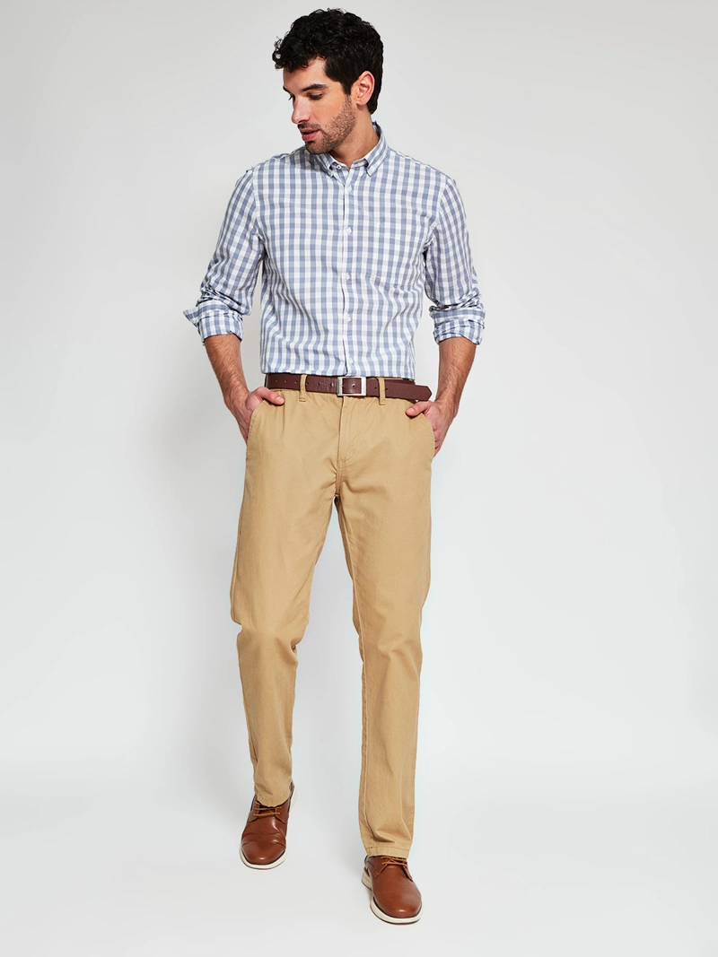 CAMISA HOMBRE REGATTA ALGODÓN MANGA LARGA - 4