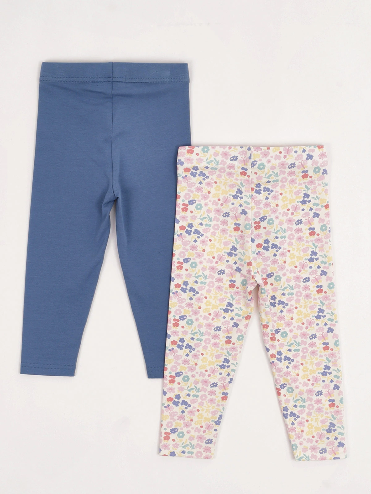 PACK X2 CALZA NIÑA BABY HARVEST ALGODÓN LISA Y ESTAMPADA - 2
