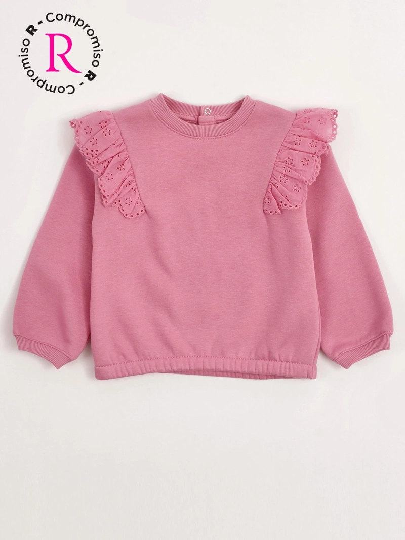 POLERÓN NIÑA BABY HARVEST ALGODÓN BRODERIE - 1