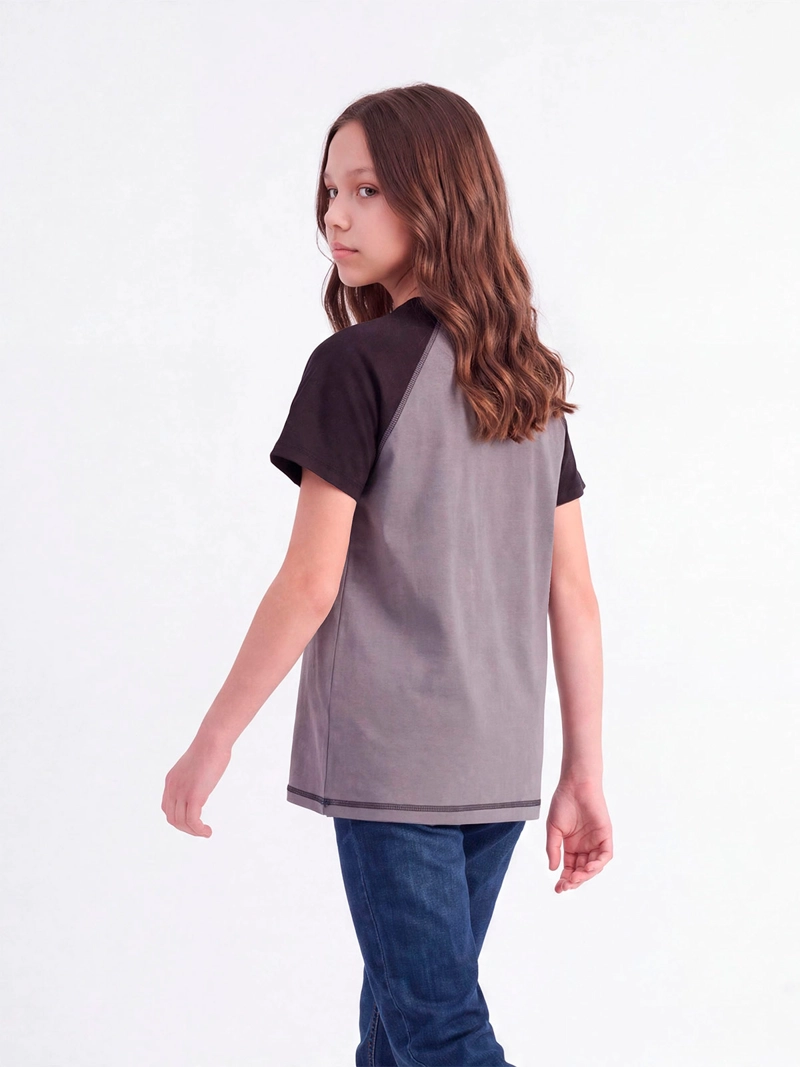 POLERA NIÑA INDEX TEEN ALGODÓN MANGA CORTA - 2