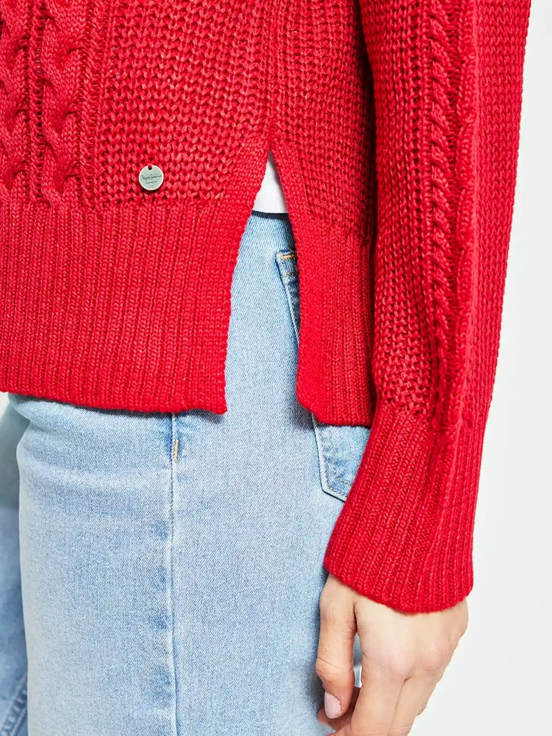 SWEATER MUJER PEPE JEANS ALGODÓN CUELLO REDONDO - 4