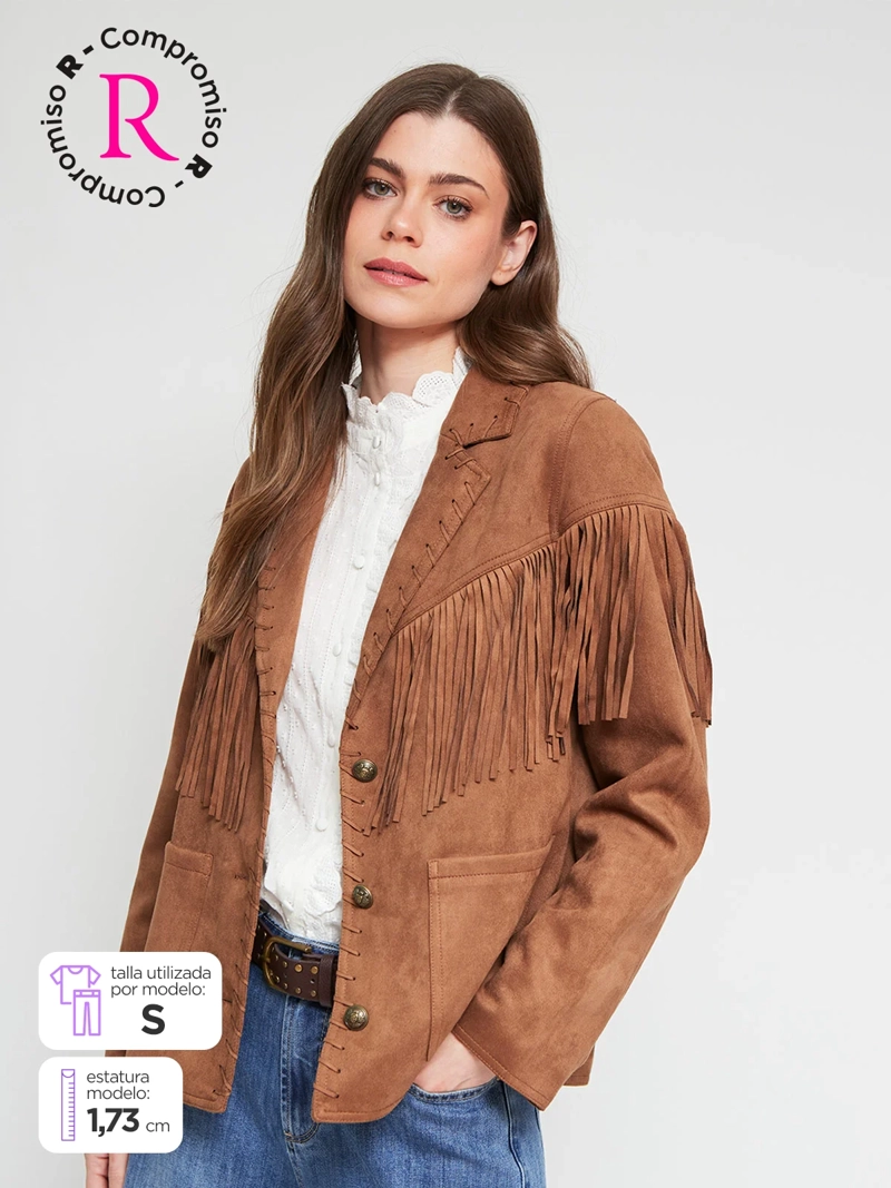 CHAQUETA MUJER TATIENNE FLECOS - 1