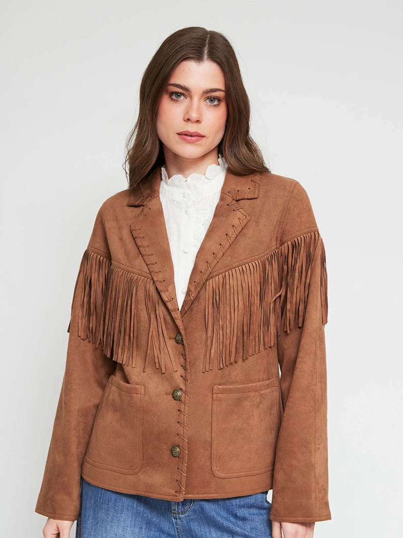 CHAQUETA MUJER TATIENNE FLECOS - 2