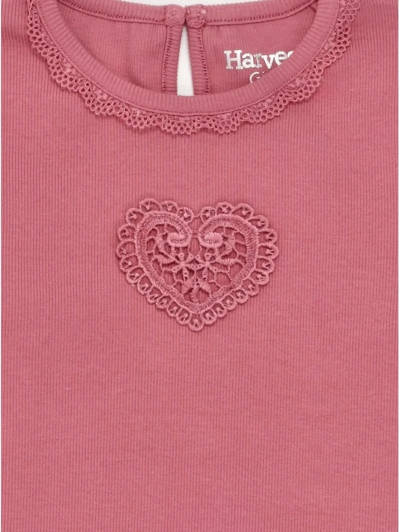 POLERA NIÑA HARVEST MANGA LARGA MACRAME - 5
