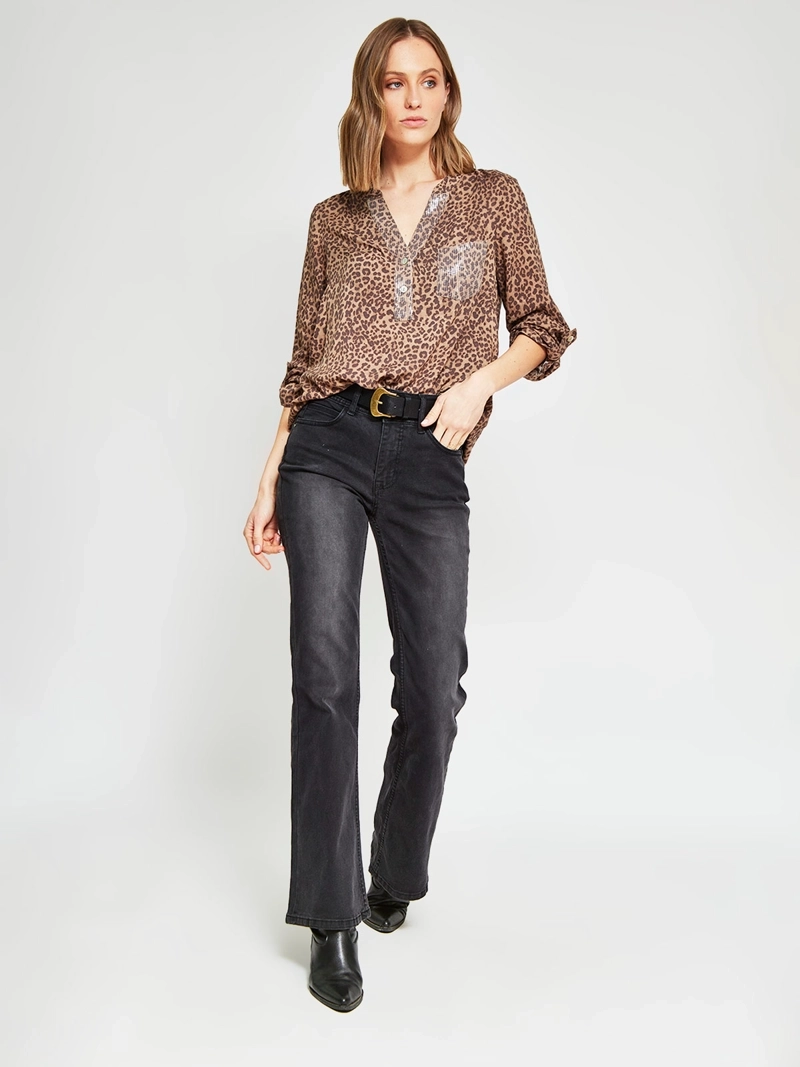 BLUSA MUJER TATIENNE MANGA LARGA LENTEJUELAS - 5