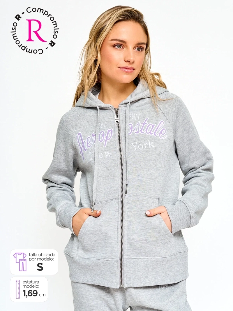 POLERÓN MUJER AEROPOSTALE ALGODÓN  - 1