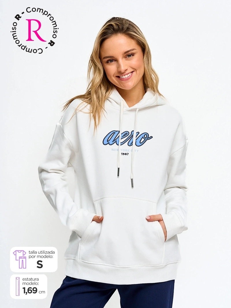 POLERÓN MUJER AEROPOSTALE ALGODÓN  - 1
