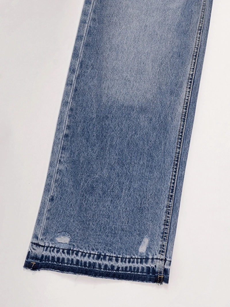 JEANS NIÑA INDEX TEEN ALGODÓN WIDE BASTA DESGASTADA - 5