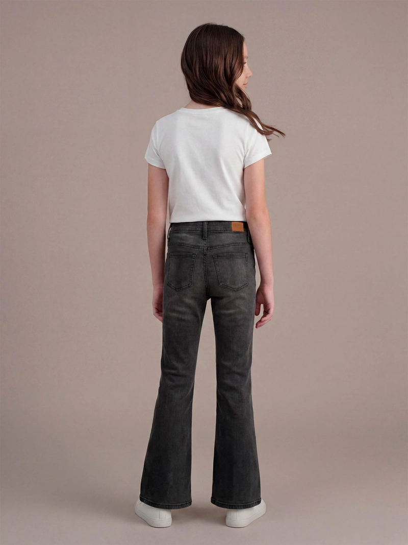 JEANS NIÑA INDEX TEEN ALGODÓN FLARE BORDADA - 2