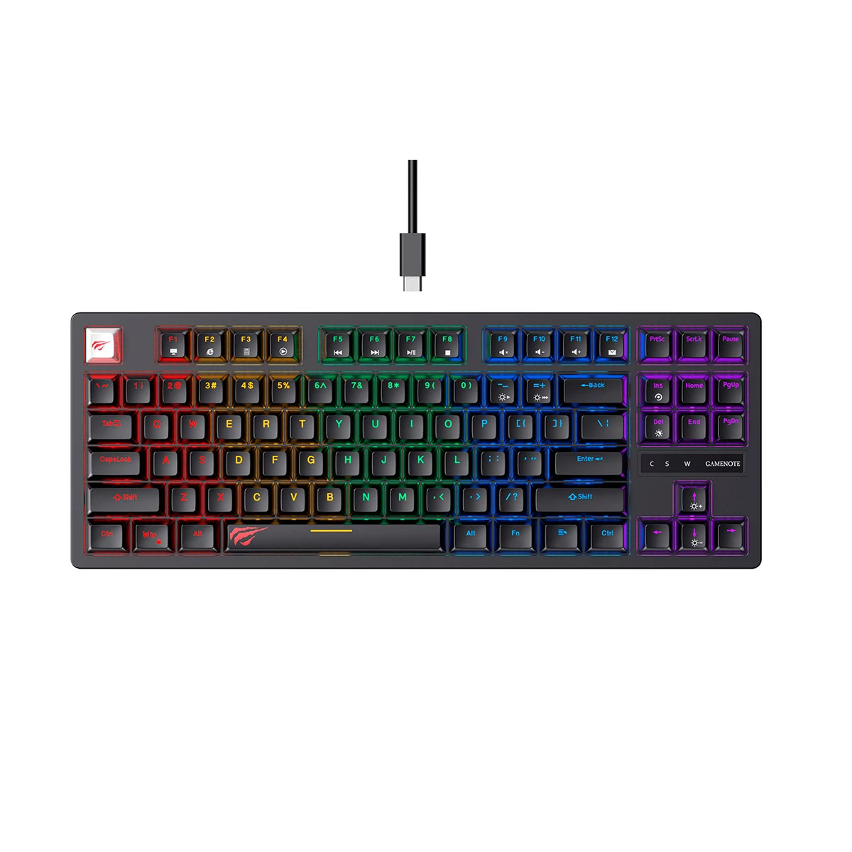 TECLADO GAMER HAVIT KB892L - 1