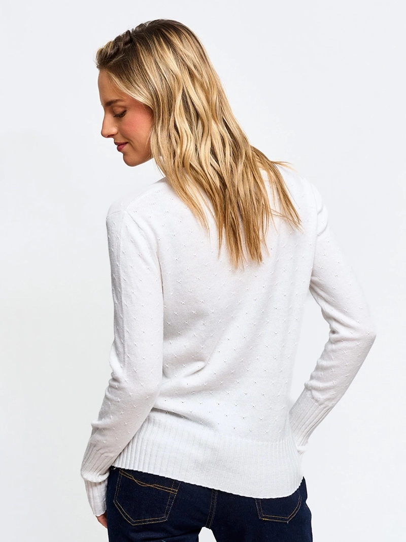 SWEATER MUJER PEPE JEANS ALGODÓN CALADO - 3