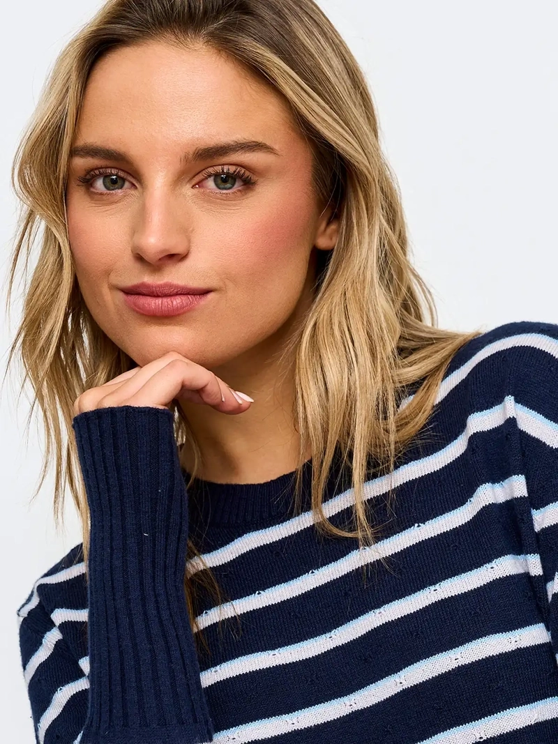 SWEATER MUJER PEPE JEANS ALGODÓN CALADO - 3