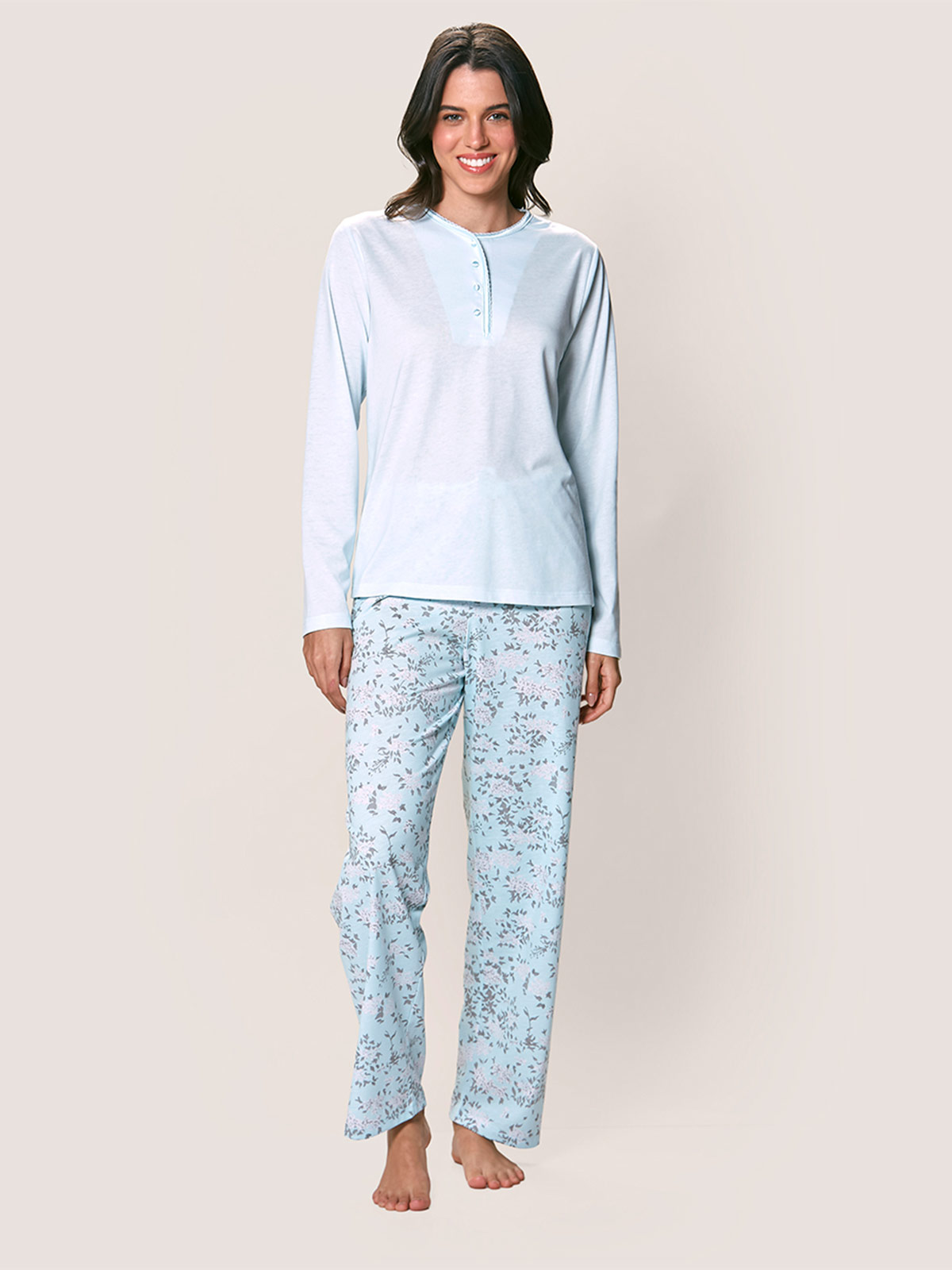 PIJAMA MUJER LADY GENNY ALGODÓN  - 2