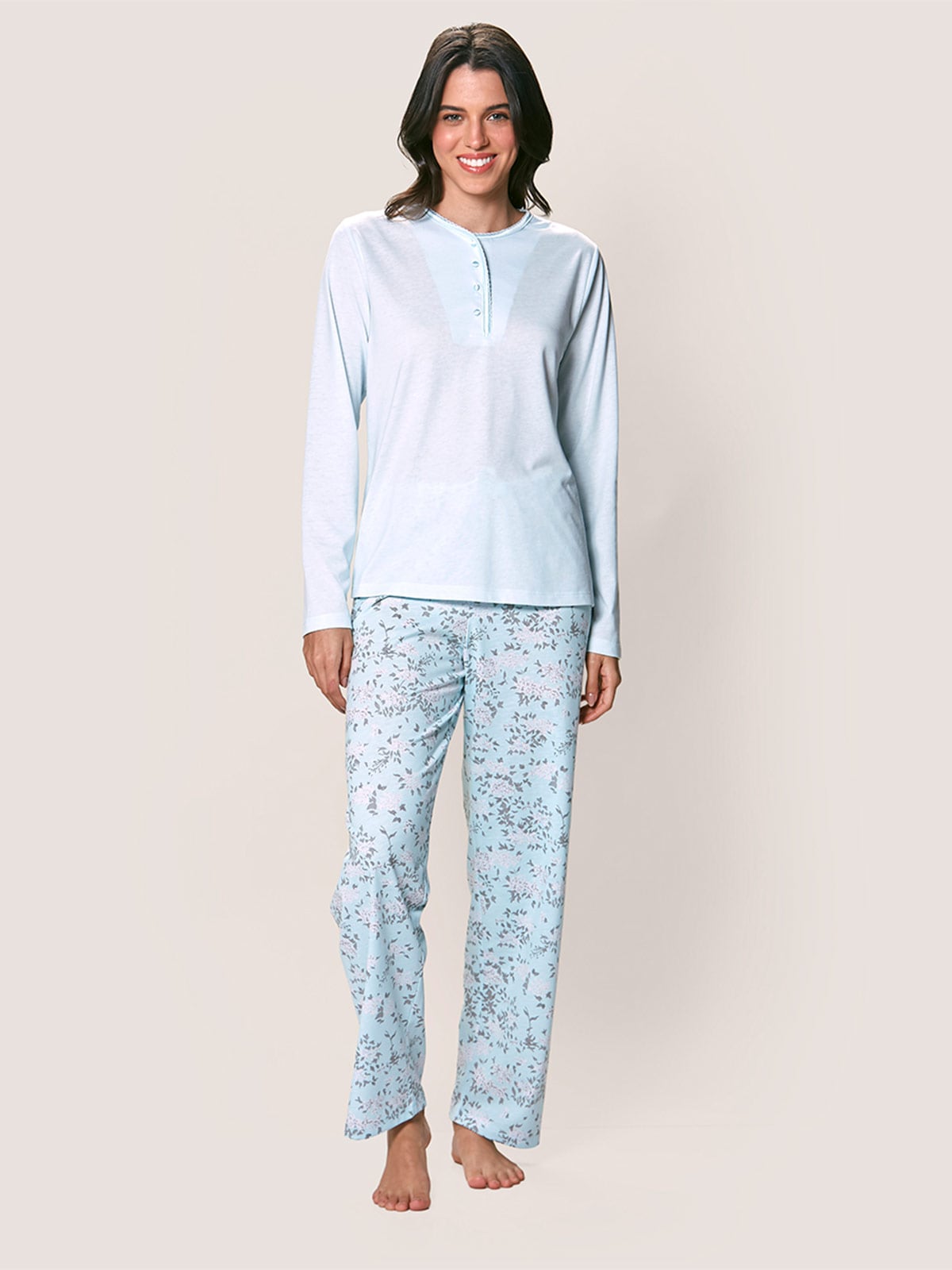 PIJAMA MUJER LADY GENNY ALGODÓN  - 2