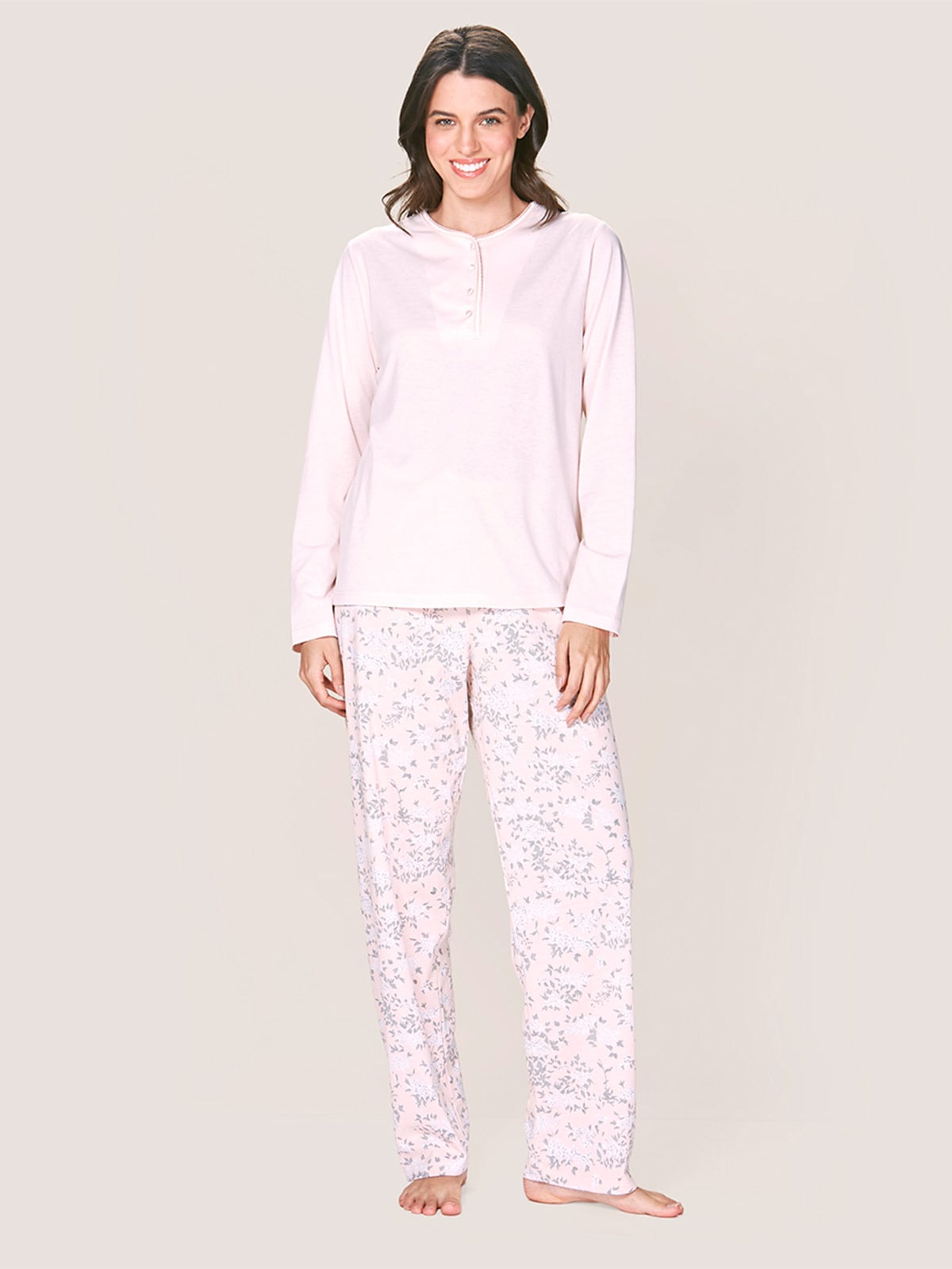 PIJAMA MUJER LADY GENNY ALGODÓN  - 1