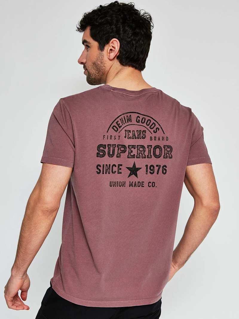POLERA HOMBRE BARBADOS ALGODÓN MANGA CORTA ESTAMPADA - 2