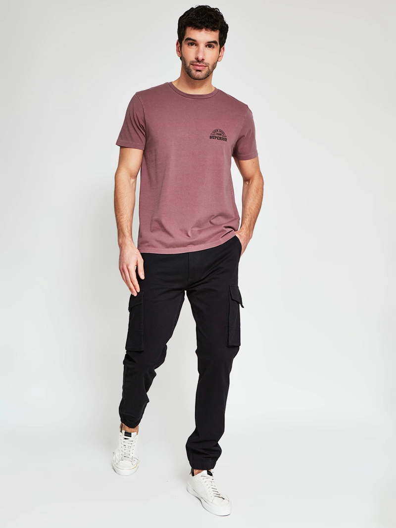 POLERA HOMBRE BARBADOS ALGODÓN MANGA CORTA ESTAMPADA - 4
