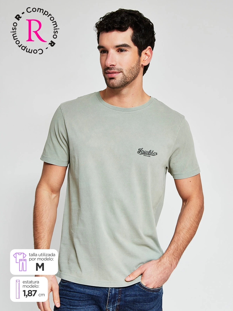 POLERA HOMBRE BARBADOS ALGODÓN MANGA CORTA ESTAMPADA