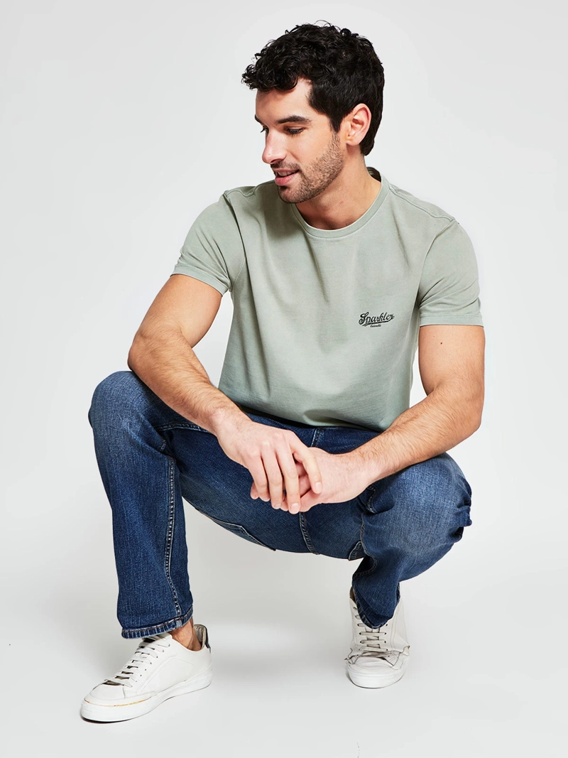 POLERA HOMBRE BARBADOS ALGODÓN MANGA CORTA ESTAMPADA - 4