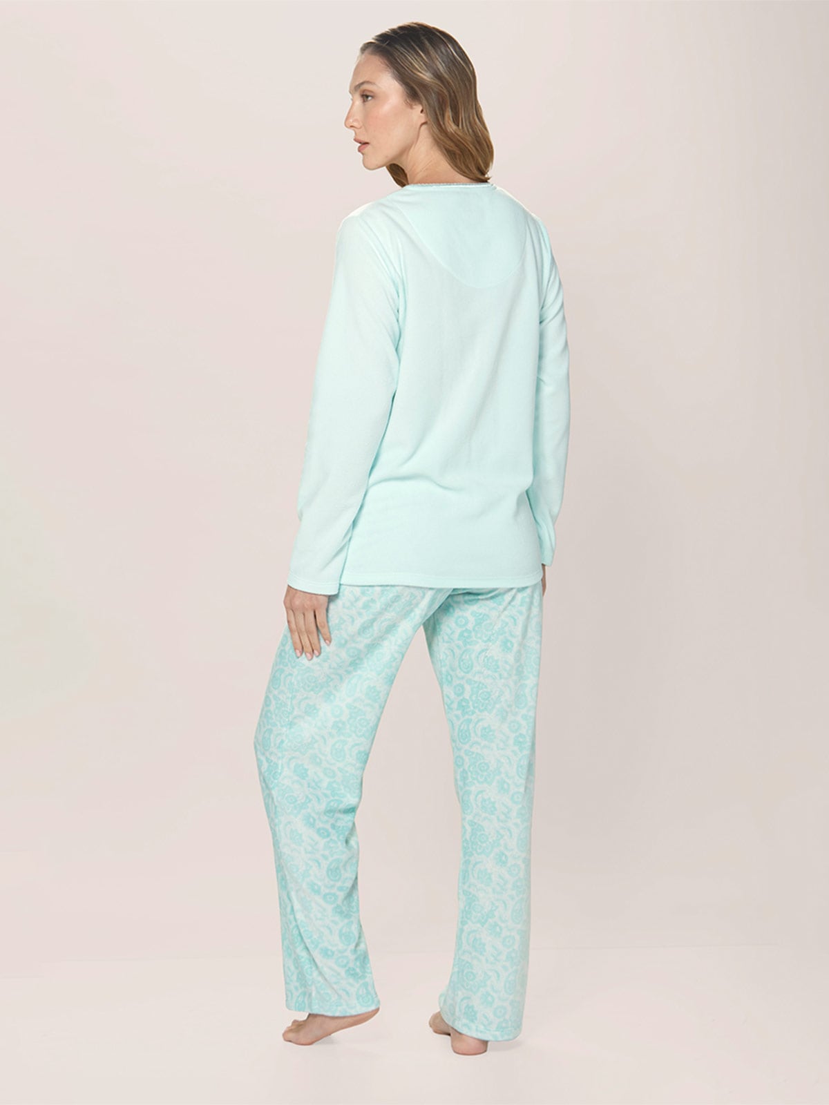 PIJAMA MUJER LADY GENNY MICROPOLAR - 2