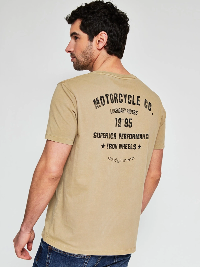 POLERA HOMBRE BARBADOS ALGODÓN MANGA CORTA ESTAMPADA - 2
