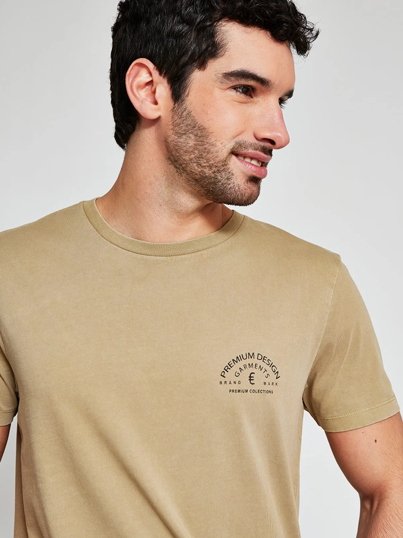 POLERA HOMBRE BARBADOS ALGODÓN MANGA CORTA ESTAMPADA - 3