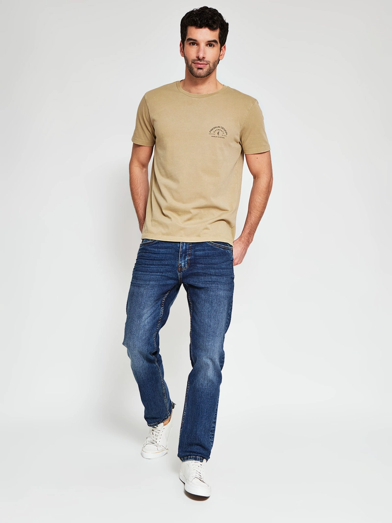 POLERA HOMBRE BARBADOS ALGODÓN MANGA CORTA ESTAMPADA - 4