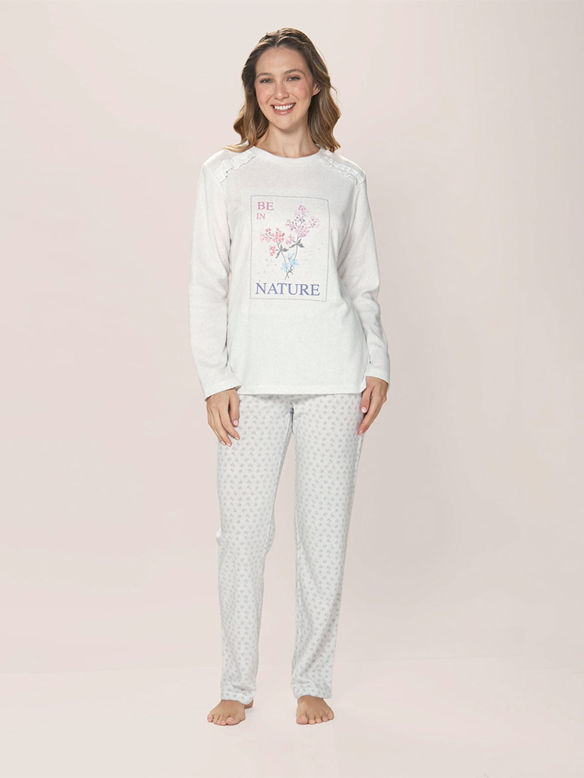 PIJAMA MUJER LADY GENNY MICROPOLAR - 1