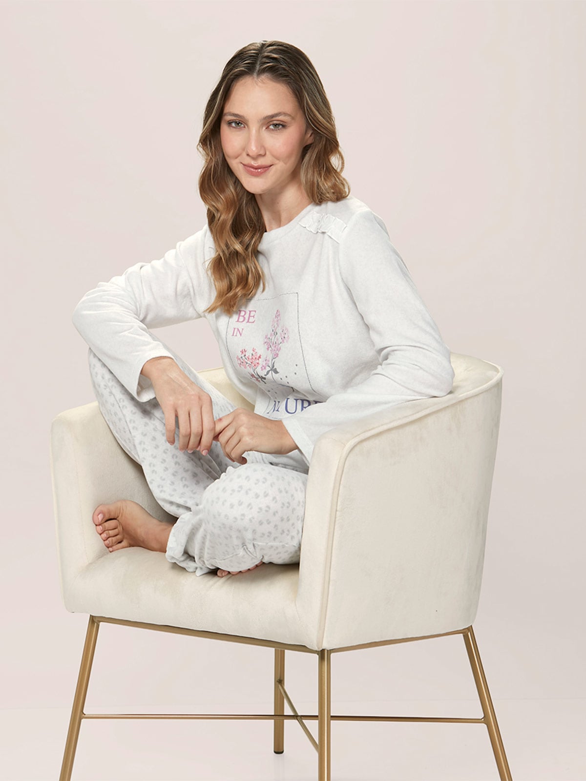 PIJAMA MUJER LADY GENNY MICROPOLAR - 3