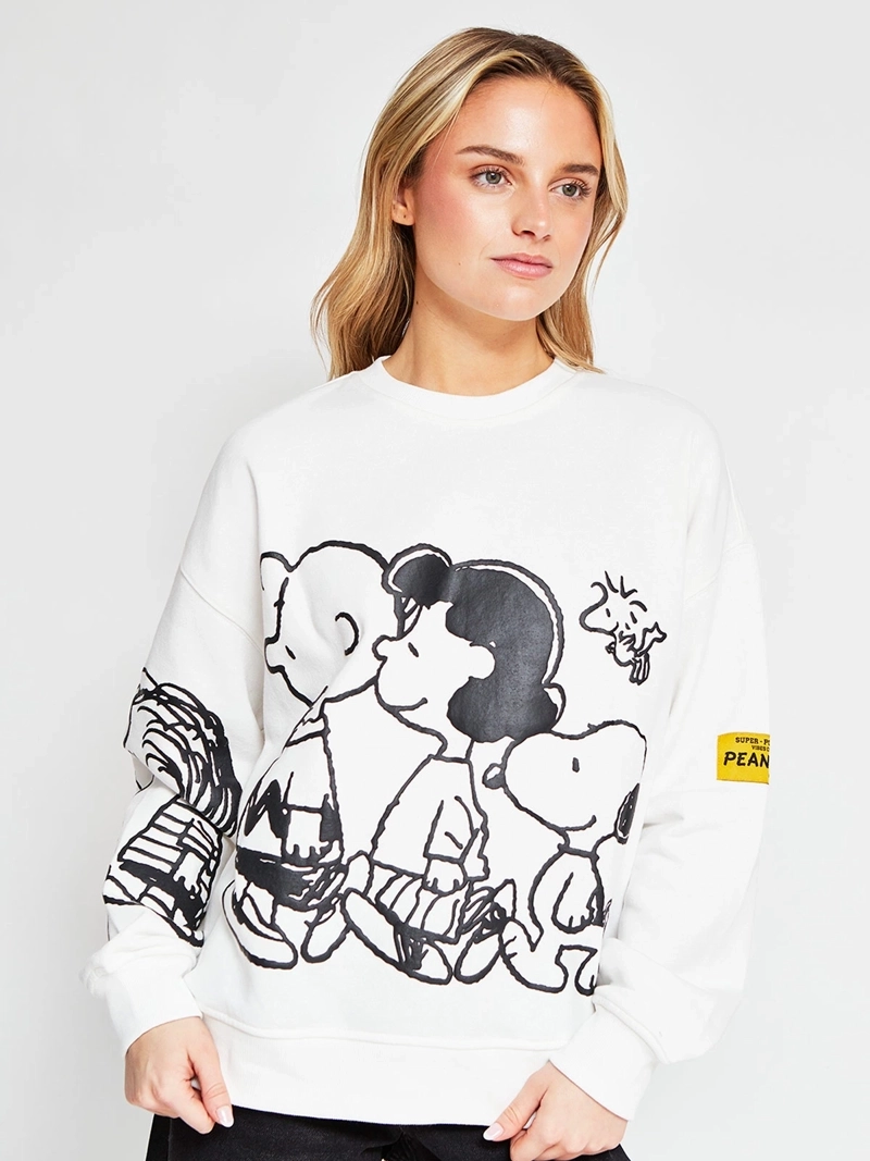 POLERÓN MUJER INDEX ALGODÓN MANGA LARGA SNOOPY - 2