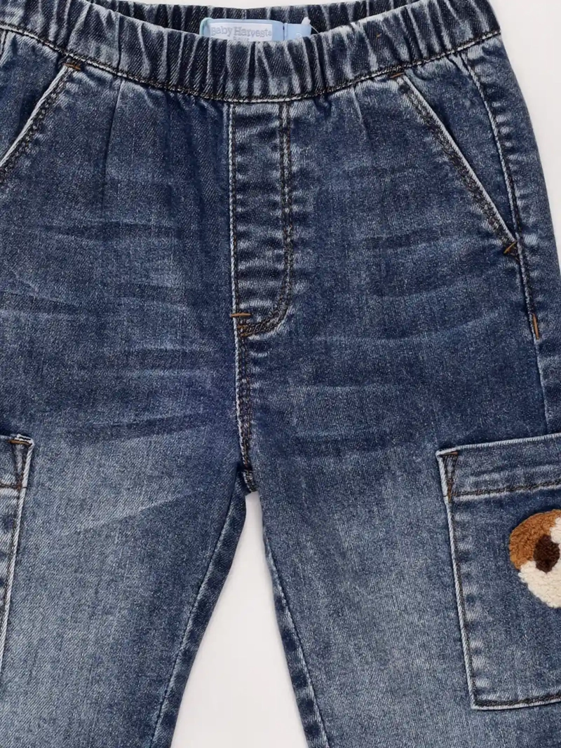 JEANS NIÑO BABY HARVEST ALGODÓN PARCHES - 5