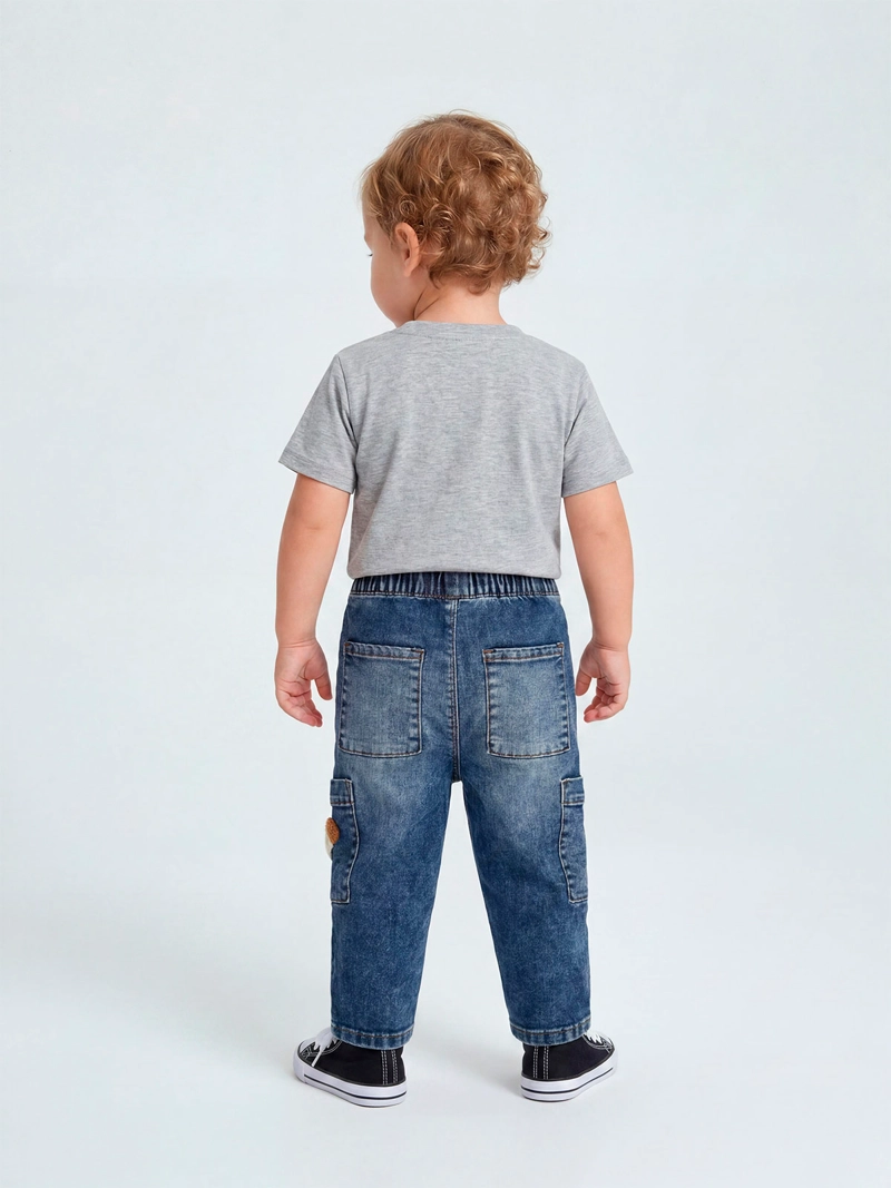 JEANS NIÑO BABY HARVEST ALGODÓN PARCHES - 2