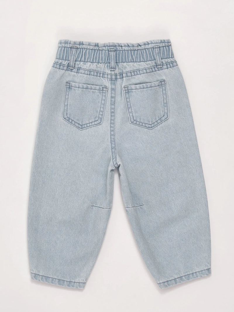 JEANS NIÑA BABY HARVEST ALGODÓN BALLOON BORDADO - 4
