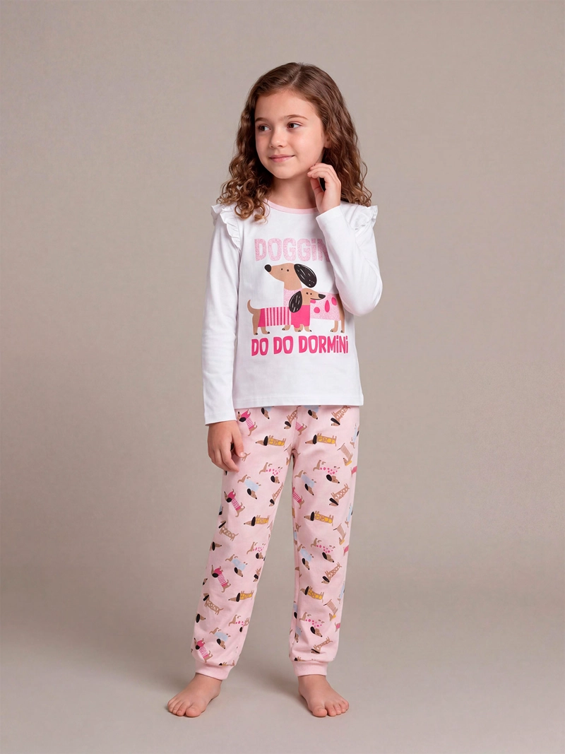 PIJAMA NIÑA HARVEST ALGODÓN LARGO