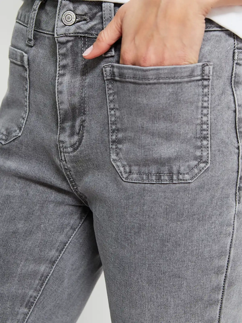 JEANS MUJER AEROPOSTALE ALGODÓN FLARE - 4