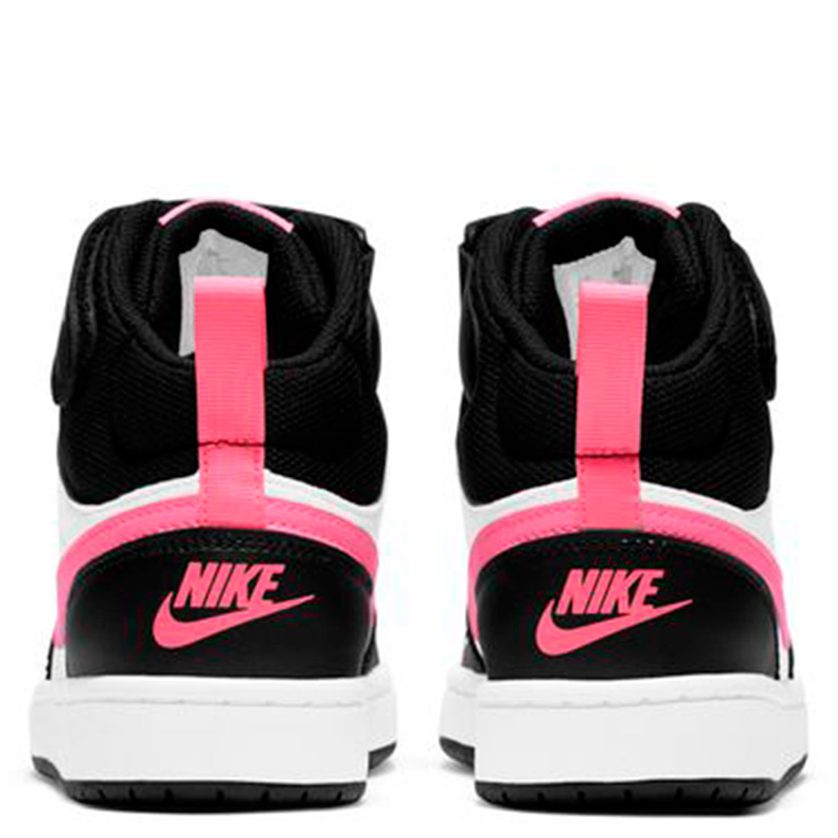 ZAPATILLAS NIÑO NIKE CASUALES NEGRO COURT BOROUGH MID 2 BG - 3