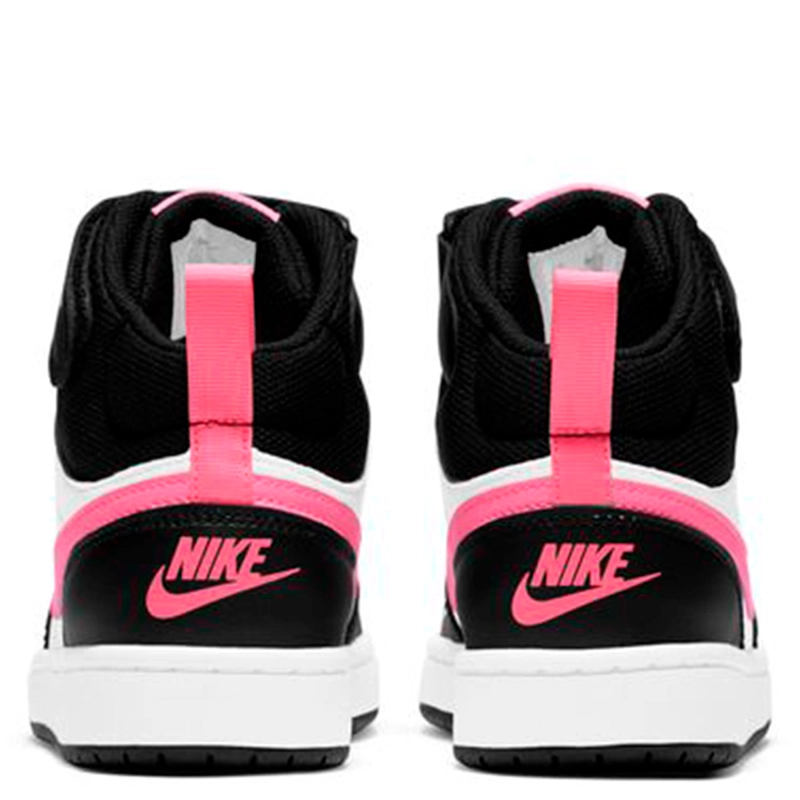 ZAPATILLAS NIÑO NIKE CASUALES NEGRO COURT BOROUGH MID 2 BG - 3