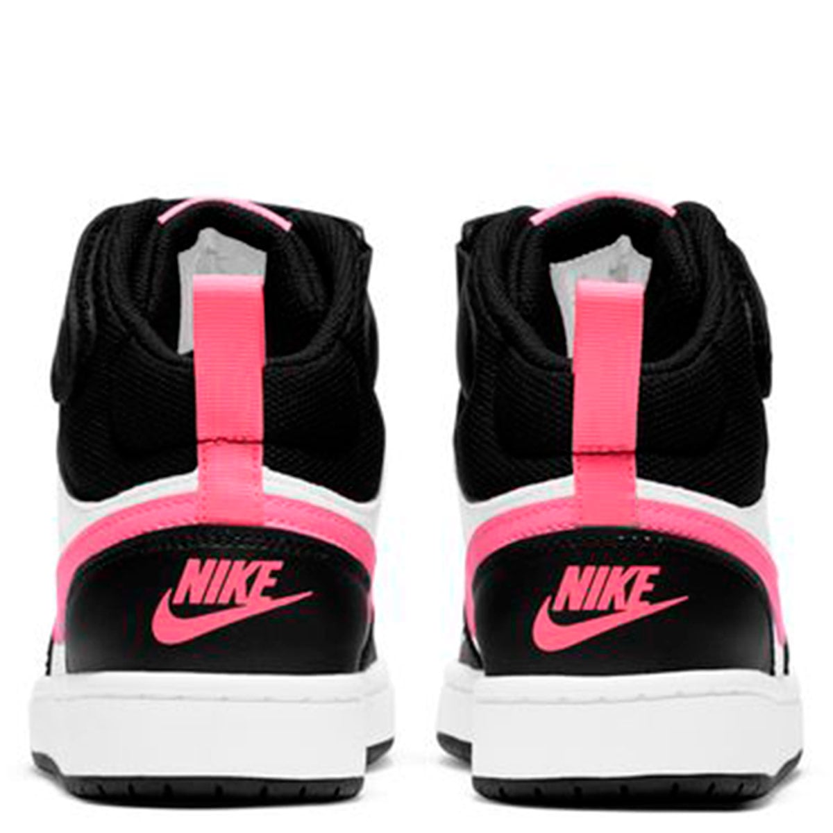 ZAPATILLAS NIÑO NIKE CASUALES NEGRO COURT BOROUGH MID 2 BG - 3