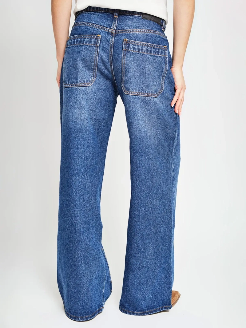 JEANS MUJER BARBADOS ALGODÓN TACHAS - 3