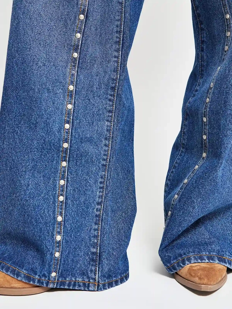 JEANS MUJER BARBADOS ALGODÓN TACHAS - 4