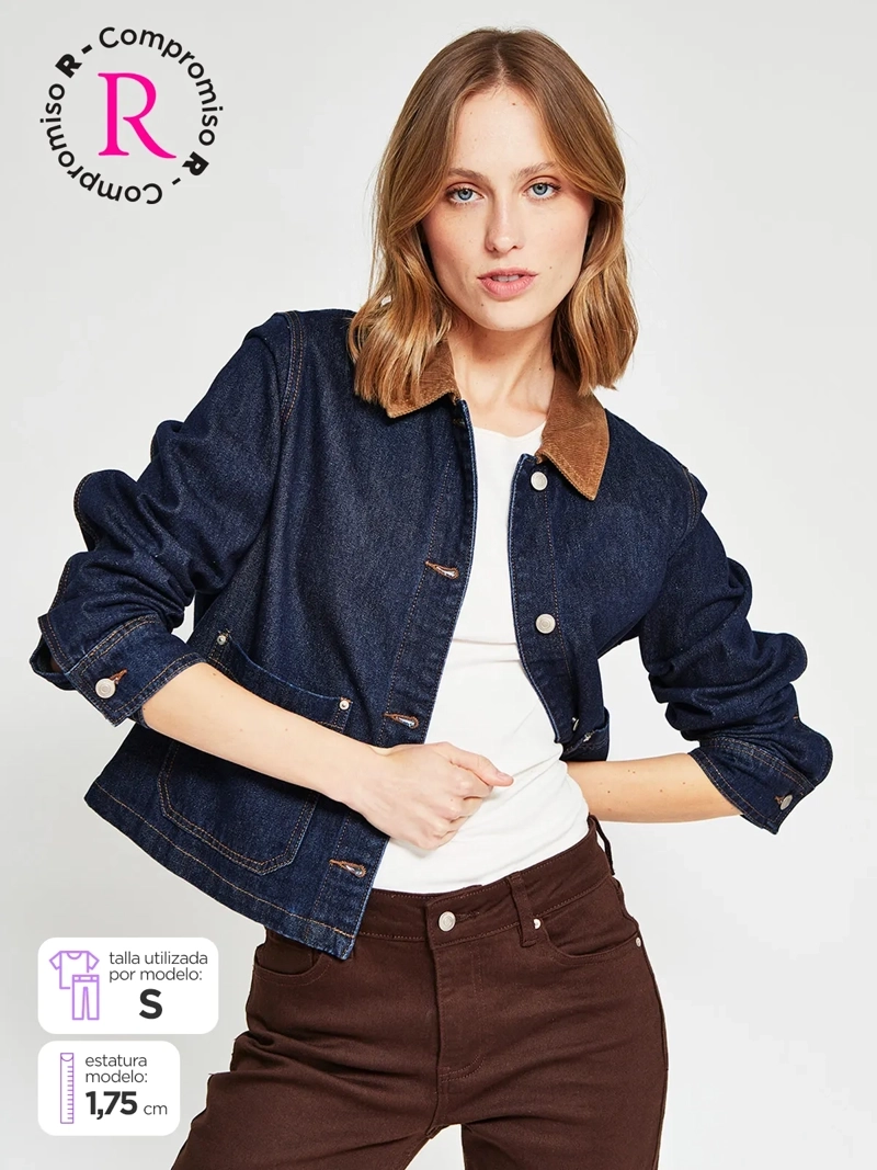 CHAQUETA MUJER MARQUIS ALGODÓN DENIM - 1