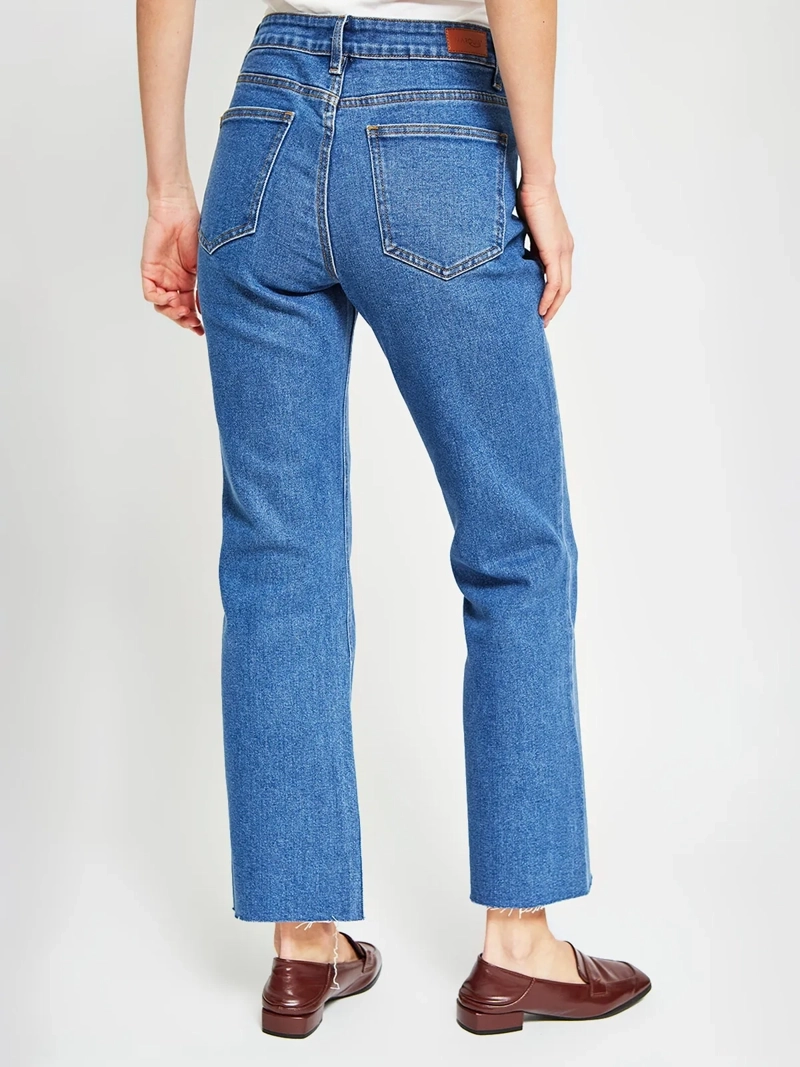 JEANS MUJER MARQUIS ALGODÓN CROP FLARE - 3