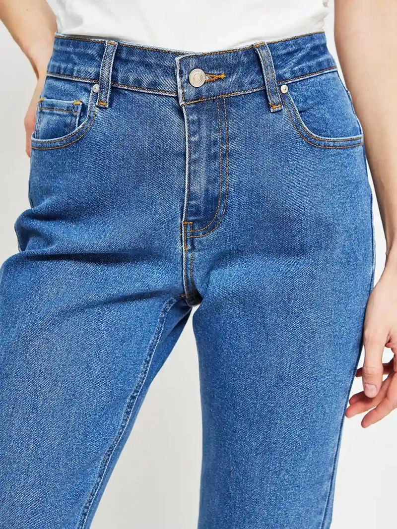 JEANS MUJER MARQUIS ALGODÓN CROP FLARE - 4